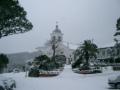 大江天主堂の雪化粧