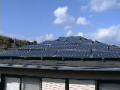 太陽光発電システム(実際の太陽光の設置写真です。　例４．２Kwシステム)