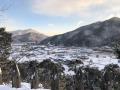 雪景色（一町田地区）(河内浦城址公園からの眺め)