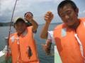 夏船釣り体験